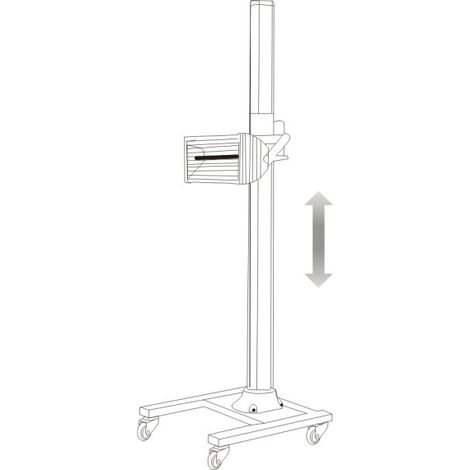 Secador de pintura infrarrojos ILT 1, 1x1000W UNICRAFT 6205001 (1/2)