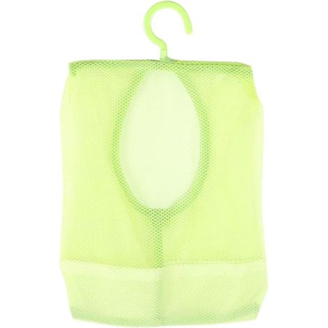 Mesh Laundry Bag, Multi-Use Underwear Storage Bag, Travel Storage Bag with Hanging Hook for Socks, Stockings, Bra and Underwear (GREEN) (1/5)