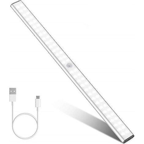 Bande lumineuse à détecteur de mouvement rechargeable USB 60 LED (1/4)