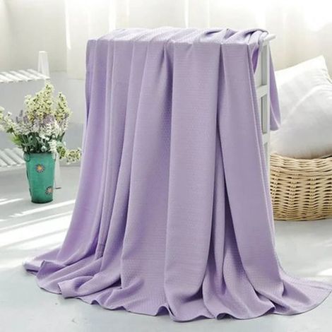 Couverture Rafraîchissante - Polyesther - 100 x 150 cm - Pour Dormeurs Chauds et Transpirations Nocturnes - Usage Toutes Saisons - 1 Pièce (1/5)