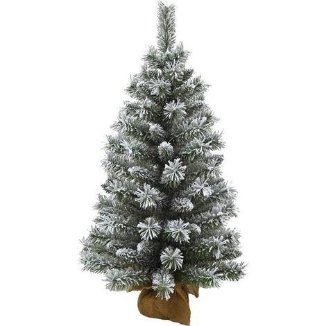MAURY'S ALBERO DI JUTA VERDE INNEVATO ALTEZZA 80 CM