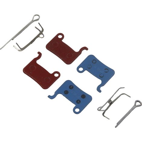 Plaquettes de frein ZT3 pour scooters : plaquettes de frein à disque, plaquettes de friction, plaquettes de frein résistantes à l'usure, quatre couleurs (rouge, bleu, marron et noir) - plaquettes de f