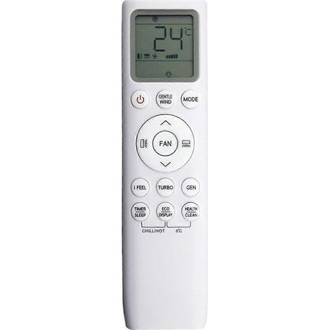 Télécommande de Climatiseur TCL, Contrôleur AC Universel pour Split, Ventilateur et Pompe à Chaleur, Remplace Télécommande d'Origine, Fonctions Tout-en-Un, Noir, Compatible Multi-Modèles (1/5)