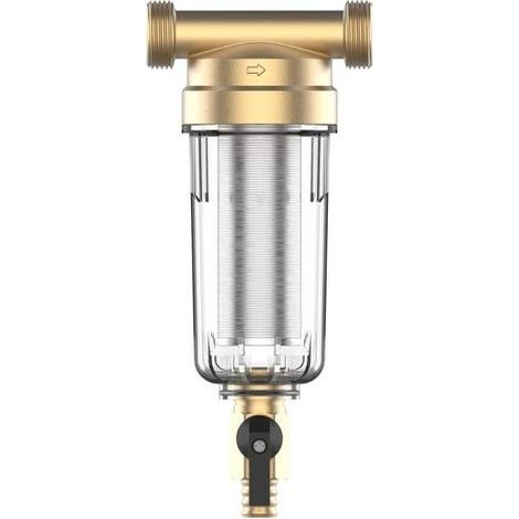 Préfiltre de sédimentation 3/4", réutilisable pour les tuyaux de puits (1/5)