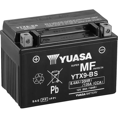 Batería de Moto YUASA YTX9-BS 8Ah 12V