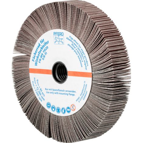 PFERD TOOLS Lamellenschleifrad für Winkelschleifer FR WS Ø 115x20mm 5/8-11 A320 universelle Anwendung 2 Stk (1/4)