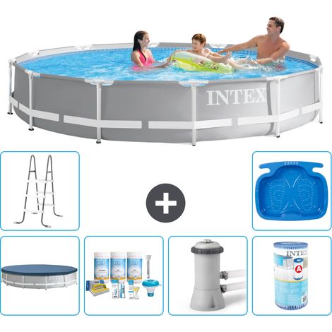 Intex Piscina Prism Frame Rotonda - 366x76 cm - 7-pezzi  S31913 (1/5)