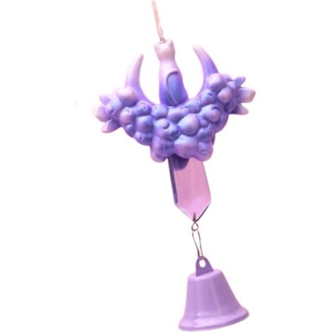 Wind Chime Hanging Decoration for Window or Ceiling, Creative Blue Cat Shape in Resin and Metal, Brings Calm and Relaxation to Balcony or Boys' and Girls' Bedroom (1/5)