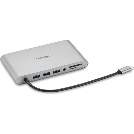 Kensington UH1440P Station d’accueil mobile USB-C 5 Gbits/s sans pilote avec double sortie vidéo – DP/HDMI/VGA
