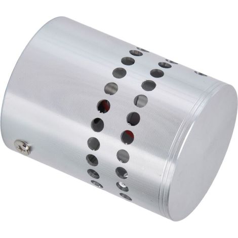 LED-Wandleuchte aus Aluminium mit Spirallöchern, 3 W, dimmbar, 90–100 lm, AC 85–265 V, warmweiß, hitzebeständig