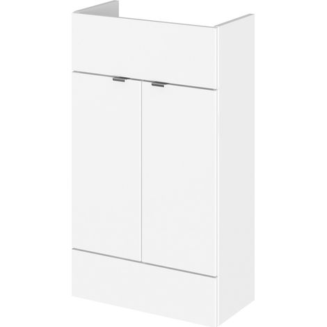 Hudson Reed Fusion Compact Vanity Unit 500mm Wide - Gloss White (1/4)