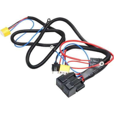 Fais de câblage de la voiture LAMPE HALOGEN H4 LUMIÈRE AMHANCEZ LE PORTE DE CABIE (1/4)