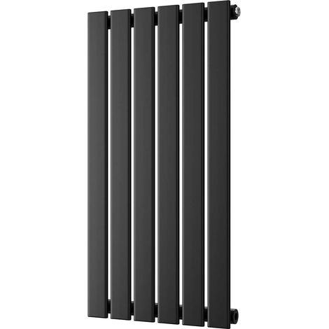 Typhoon - Black Designer Radiator H800mm x W408mm Single Panel (1/3)