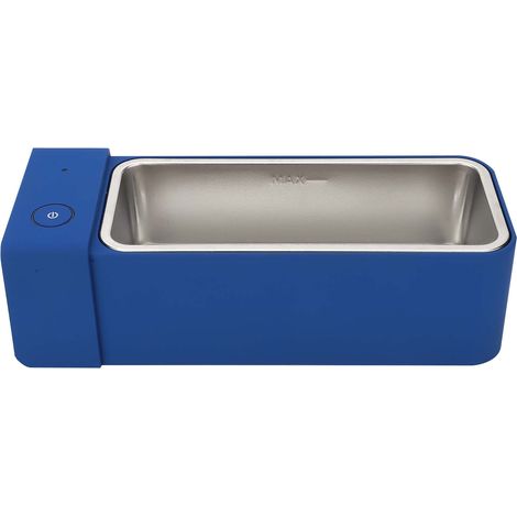 Nettoyeur à ultrasons Mini 600 ml 50 kHz pour baignoire et cuve MK186 Bleu Prise UE AC220‑240V (1/5)