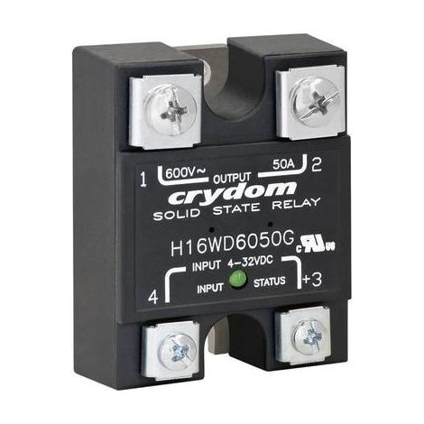 Crydom Relè a semiconduttore H16WD6090G 90 A Tens.comm.max: 660 V/AC Commutazione zero crossing 1 pz. (1/3)