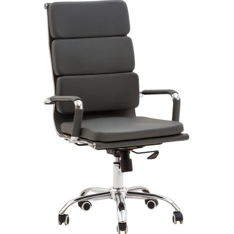 POLTRONA PRESIDENZIALE PLATINUM 55X65XH119CM NERA (1/3)