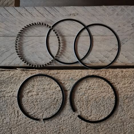 Kolbenringe kompatibel mit Robin EH12 EH12-2D Zylindern (60 mm Bohrung) +0,25 mm Übergröße, Ersatzteile. (1/2)