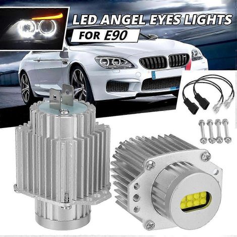 Stück Angel Eyes CANbus 80W LED-Scheinwerfer-Positionsleuchten, fehlerfrei für BMW E90 E91 3er 200