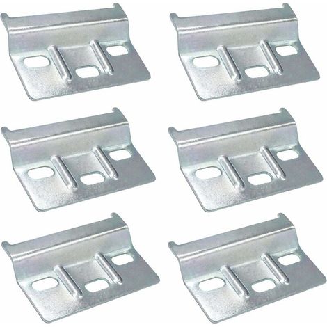 DEESSE SHOP - Rail de suspension plaque de fixation Support placards meubles 6 pièces rail de suspension pour meubles 64mm placards de cuisine placards meubles garde-robe (1/5)