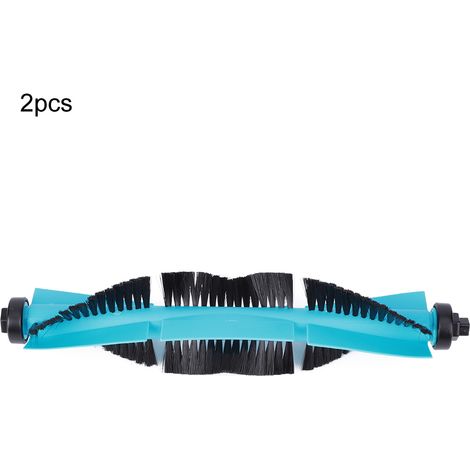 Ortviai Brosse principale pour aspirateur robot Conga Excellence 3090, 2 pièces en silicone ABS, 19,5 cm (1/4)