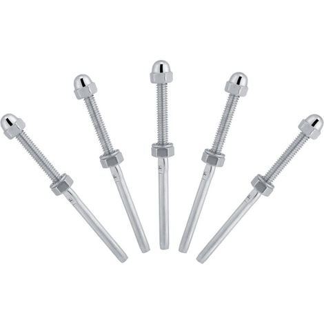 1,85" Hochleistungs-Drahtanschluss aus Edelstahl, Kabelspanner, 1/8" Innen-/Außengewinde - Crezuo