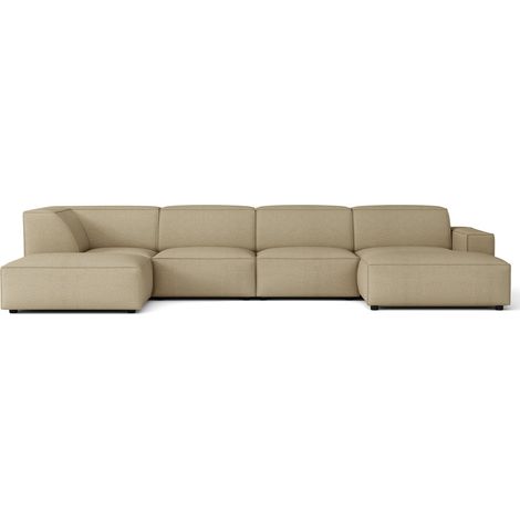 Selsey Sellmo - Canapé d'angle - 366 cm - gauche - Beige foncé (1/5)