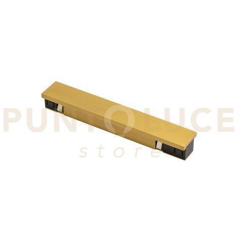 GBIC44 CONNETTORE LINEARE ELETTRICO BINARIO 48V INCASSO-SUPERFICIE ORO OPACO