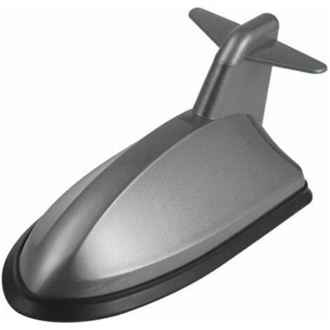 Antenne D'aileron de Requin de Voiture, Étanche Antenne Requin Universelle Antenne de Réception de Signal Radio Antenne de Voiture Auto-adhésive Décoration Extérieure de Voiture,Gris (1/5)