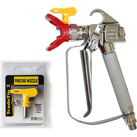Airless spray gun, carbide paint guide tool, airless sprayer, universal 3600 psi feed accessory (1/4)