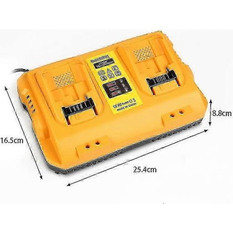 Chargeur rapide DCB102 pour batterie lithium-ion Dewalt 12V/20V