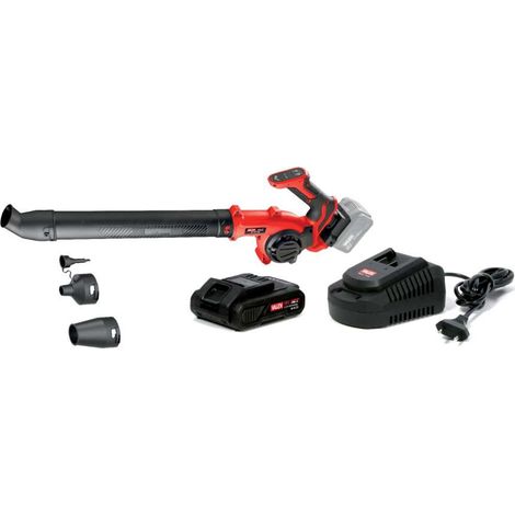 Valex Soffiatore a Batteria OneAll 3Ah 18V Ergonomico con Ugelli Intercambiabili
