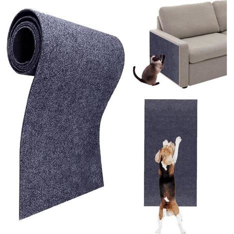 Protection Canape Chat Anti Griffe 30×100 cm,DIY Chats Grattoir,Tapis Griffoir Chat,Griffoir Chat Canapé Auto-adhésifs (1/4)