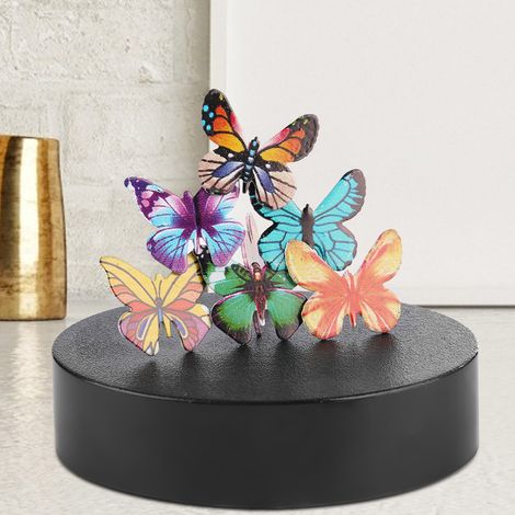 Cercle magnétique orné de motifs de poissons, de dauphins et de papillons – décoration de table personnalisée (papillon) (1/5)