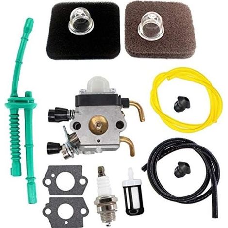 Carburateur et Filtre à air pour Stihl FS38 FS45 FS46 FS55 FS74 FS75 FS80 KM85 FS85 HL45 HL75 HS70 HS74 HS75 HS80 HS85 Taille-haie (1/4)