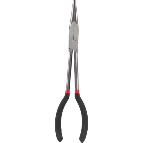 Pince à bec pointu en acier de 28 cm avec poignée antidérapante, outil de réparation manuel-AquaForge (1/5)