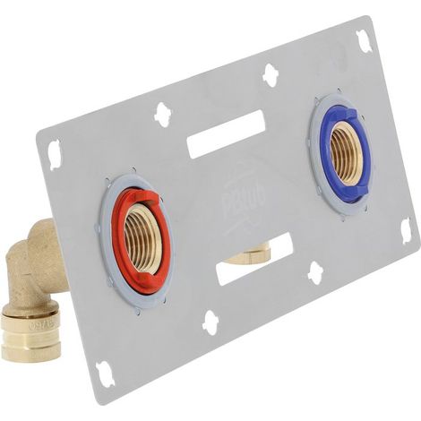 Sortie de cloison SERTIFIX à glissement - entraxe 150mm 1/2"- 13x16Plaque 18-26mm
