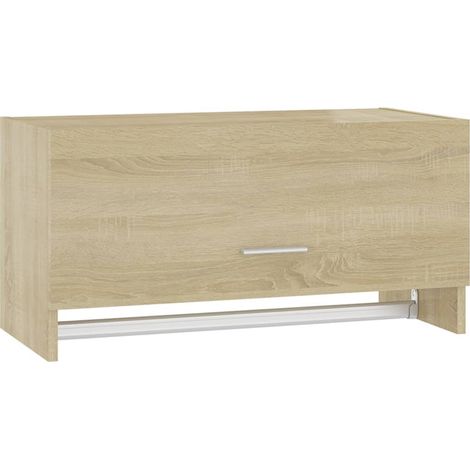 Garde-robe,Armoire chêne sonoma 70x32,5x35 cm bois d'ingénierie CFW53845 (1/5)
