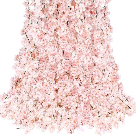 1 pièce Guirlandes de Fleurs de Cerisier Artificielles, Fleur Artificielle Deco Mariage, Guirlande Fleurs pour Maison Jardin Fêtes Mariage Fête, Cerisier Japonais Artificiel (180cm) (1/5)