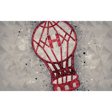 Papier peint panoramique Foot / Football - 130 cm x 81 cm (1/2)