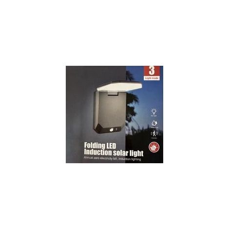 Applique solaire murale avec capteur, lampe extérieure étanche, éclairage LED pour jardin et allée, lumière blanche, ABS résistant (1/5)