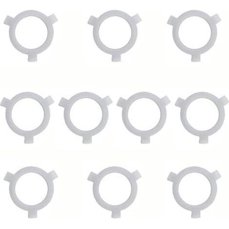 BUNTHAUS CSPARKV 6x5cm Ensemble de 10 Anneaux de Réduction pour Abat-Jour, Accessoires Innovants pour Luminaires, E27 à E26 (1/5)