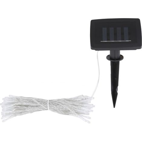 Solar-Lichterkette L1000x4x50 Kusto transp. 50xLED ws (1/3)