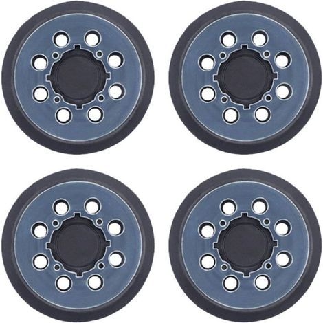 FENOPLASTICA4 patins ponçage 125mm 8 trous - Compatible DeWalt DWE6423/DW420 - Remplacement direct - RSP54 équivalent