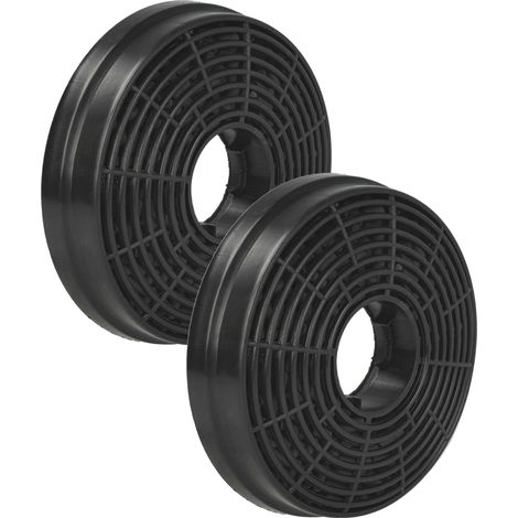 vhbw 2x Filter Activated Carbon Filter compatible with Candy CBT6252X 36900945 Extractor Fan