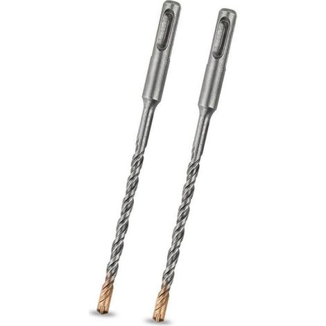 SDS Plus Hammerbohrer 6mm x 160mm 2er-Set für Beton, Stein, Mauerwerk (1/5)