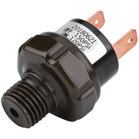 Universal Car Auto Air Compressor Switch Air Pressure Control Switch 12V (120-150PSI) (1/4)