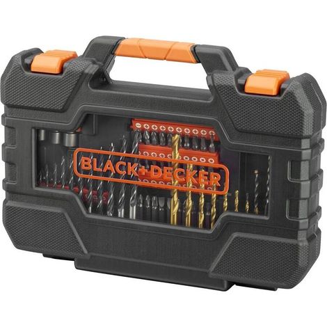 Juego de 104 puntas e insertos Black and Decker (1/3)