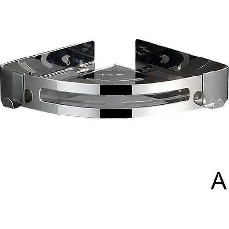 Étagère d'angle pour douche, porte-shampoing, support de douche en acier 304, trépied de cuisine sans perçage