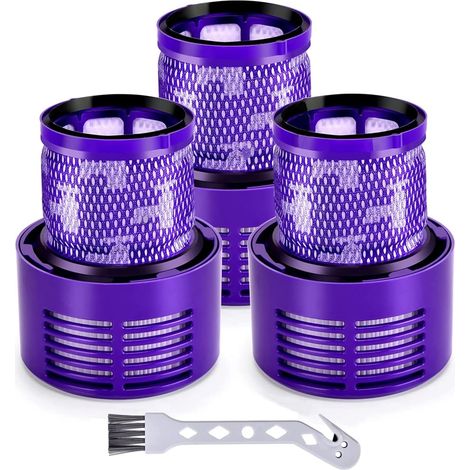 Rwoythk – Lot de 3 filtres V10 pour Dyson V10 Animal – Filtres lavables et réutilisables – Matériaux respectueux de l'environnement – Compatible SV12 (1/10)