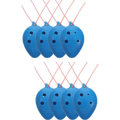 Lot de 8 ocarinas pour débutants, ocarinas d'entraînement pour enfants, ocarinas à 6 trous, ocarinas professionnels pour spectacles (1/5)